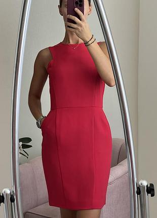 Червона сукня жіноча коктейльна mango