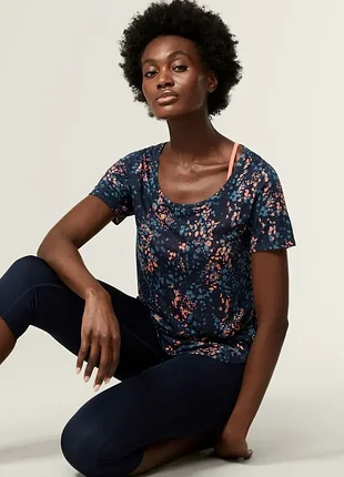 ✨ вискозный топ футболка m&s goodmove  womens sports uk 40р-р англия бренд оригинал