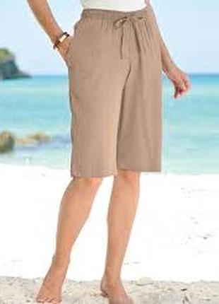 Damart женские шорты серые однотонные жамкана вискоза р.28uk/4хl