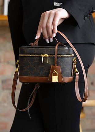 Кожаная женская сумка бочка бочонок