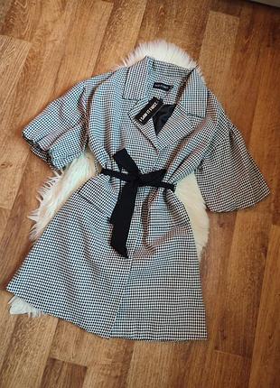 Сукня -піджак платье-пиджак гусиная лапка  s/m(10)