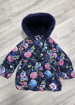 Зимняя куртка marks&spencer, 18-24мес