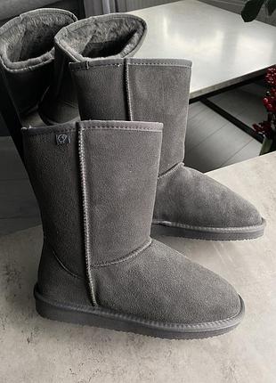 Замшевые угги сапоги зимние снегоходы