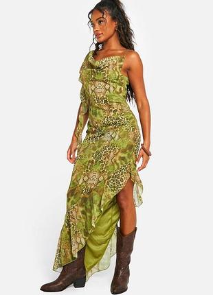 Сукня від boohoo 🐍💚