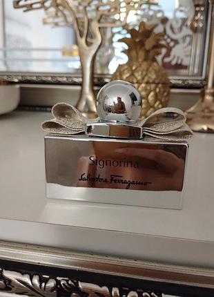 Парфюмированная вода salvatore ferragamo signorina holiday edition 50 мл