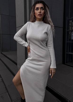 Теплое платье