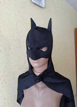 Карнавальная накидка с маской летучая мышь