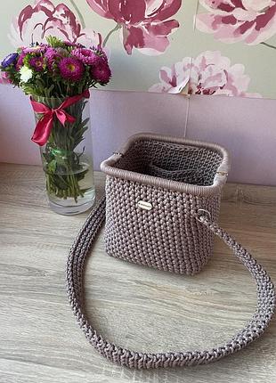 Вʼязана сумка ручної роботи