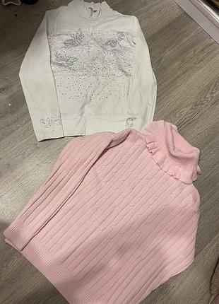 Кофточки для девочки в школу