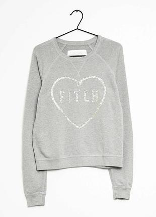 Сірий светр abercrombie & fitch