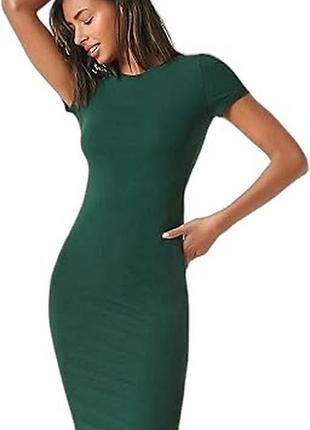 Зелена сукня міді