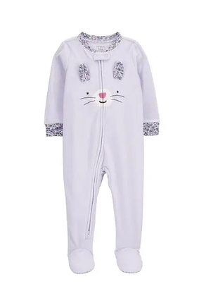 Carters флісовий чоловічок картерс сліп підчепа bunny