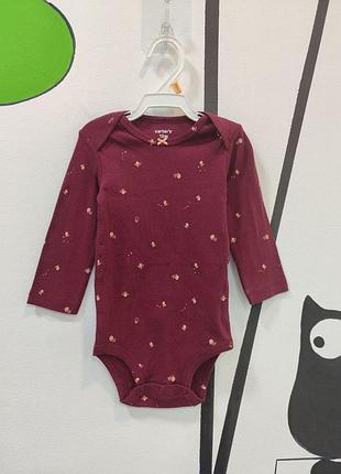 Боди с длинным рукавом для девочки