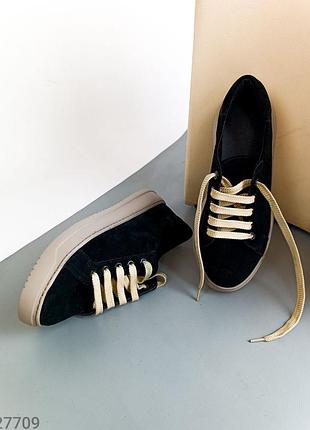 Замшеві кеди натуральна замша. останні розміри