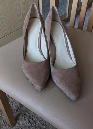 Туфли женские замша