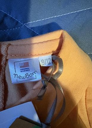 Ромпер, боді для дівчинки original marines 9/12 міс 3