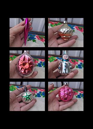 Новогодние елочные игруши и слои