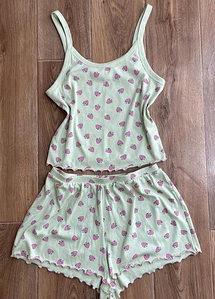 Піжама полуничка