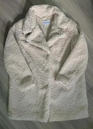 Пальто шубка тедді