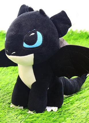 Мягкая игрушка «как приручить дракона» - дракоша ночное сияние шерис