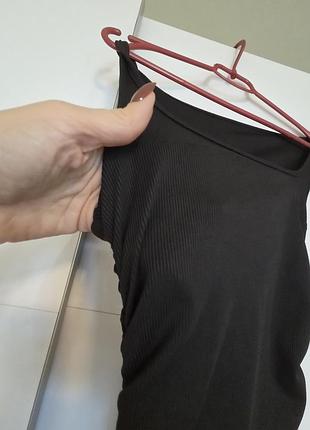 Платье майка стяжка , в рубчик 3