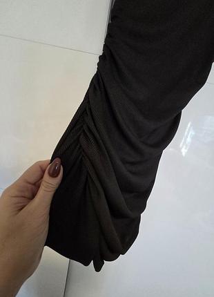 Платье майка стяжка , в рубчик 4