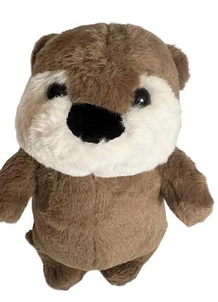 Мягкая игрушка выдра плюш (30*16*14 см)