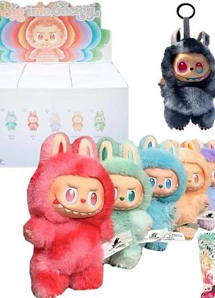 Мягкая игрушка брелок лабубу 3 серия 17 см (сюрприз-бокс)