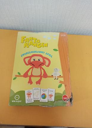 Настольная игра "fantorangen", предназначенная для детей в возрасте 3-6 лет.&nbsp;это "snaelmorsomt spill" (весела игра со слоником)