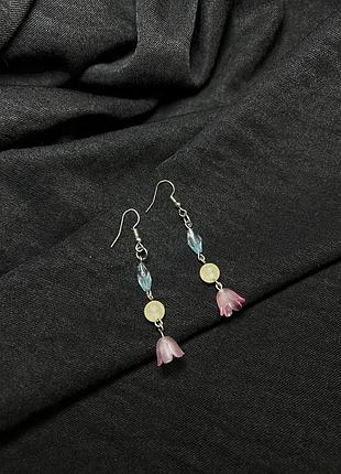 Сережки з бісеру