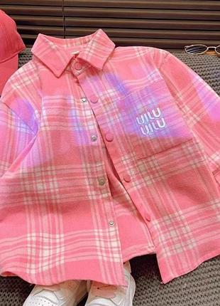 Стильная рубашка для девочки
