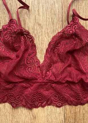 Мереживний білизняний топ бюстгальтер бюст розмір l
