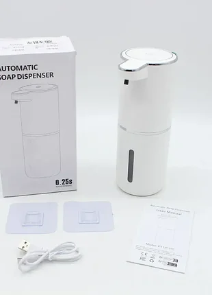 Автоматический диспенсер для жидкого мыла 300мл, от usb / сенсорный дозатор для мыла / бесконтактный диспенсер