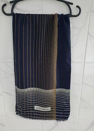 Шовковий шалик pierre balmain 100% шовк винтаж
