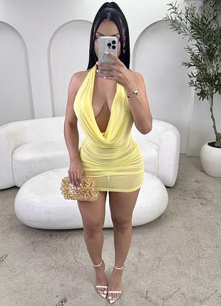 Платье вечернее,мини,короткое,сетка,прозрачное,на фотосессию,пляж,пляжное с открытой спинкой