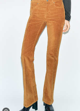 Вельветові жіночі штани zara