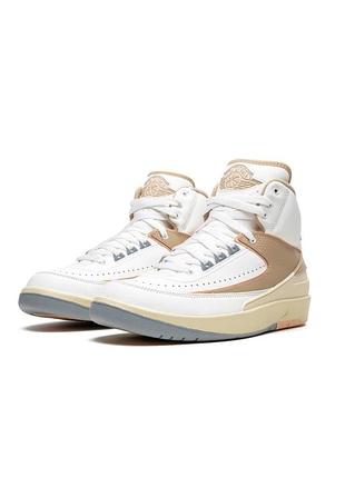 Високі кросівки nike air jordan 2  retro оригінал шкіра