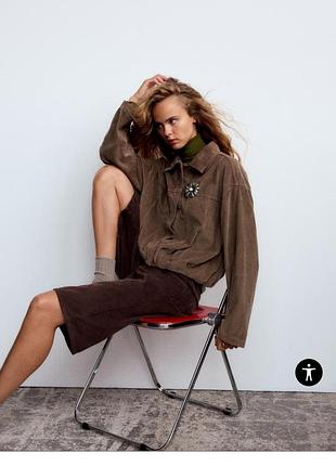 Новый женский жакет из вельвета зара, оригинал, размер xxl