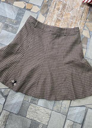 Шерсть гусиная лапка юбка sissy-boy