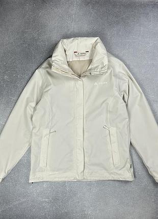 Vaude escape light jacket легка вітровка дощовик айворі куртка мембрана світла