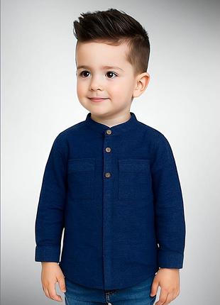 Next сорочка з довгим рукавом комір стійка