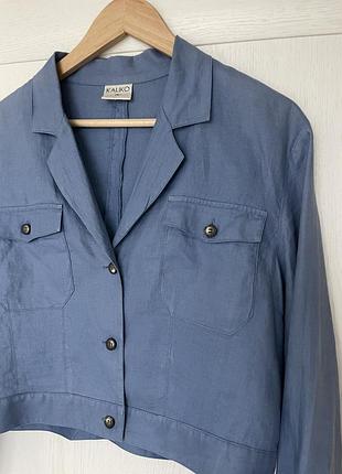 Жакет-сорочка з льону