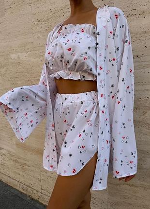 Женский домашний костюм пижама