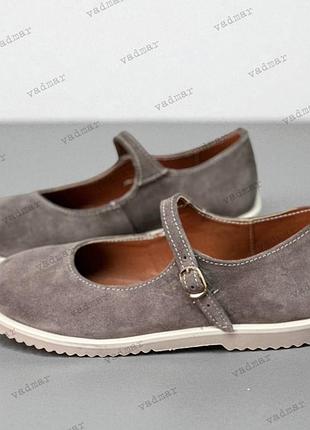 36-41 рр туфли-лоферы с застежкой натуральная замша/кожа коричневый, черный, бежевый, леопард