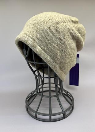 Шапка двойная колпак удлиненная без отворота женская