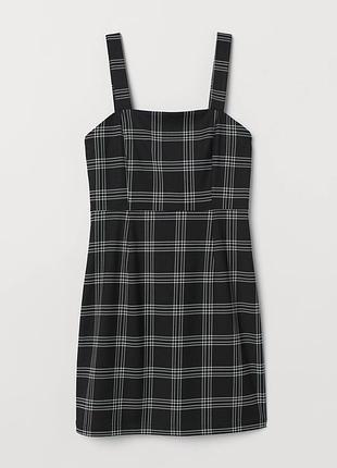 Стильный сарафан h&amp;m в клетку, размер 40 (m)