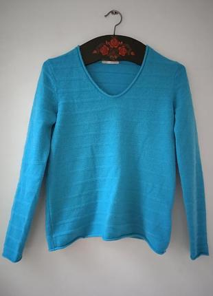 Пуловер женский кашемировые голубой размер l christian berg