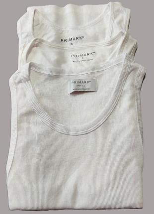 Майка набор 3 шт primark s уценка