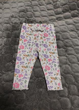 Лосины в рубчик на рост 74 по бирке