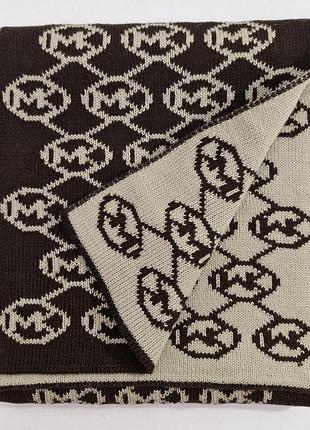 Двусторонний шарф michael kors лого